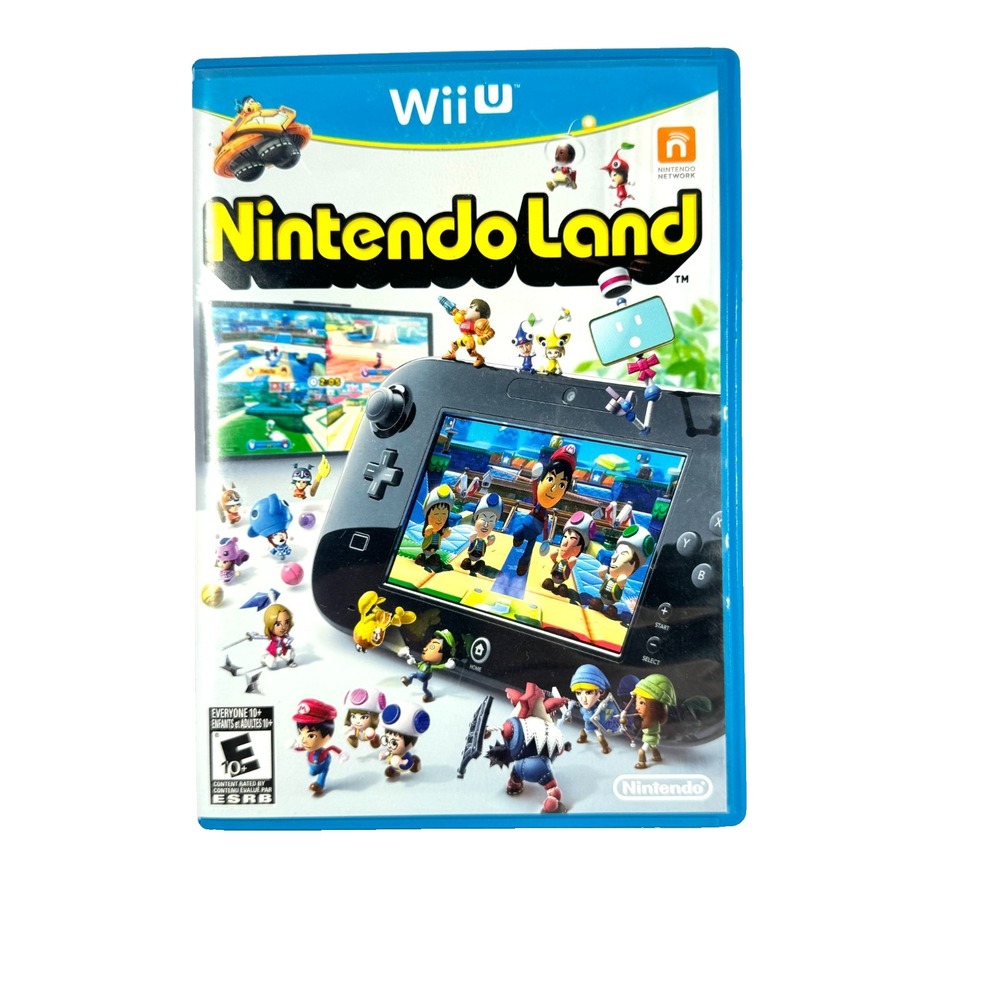 Nintendo Land Wii U Game Disc Case Insert Tested‎ Working